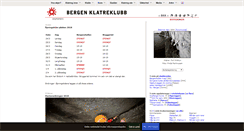 Desktop Screenshot of bergen-klatreklubb.no